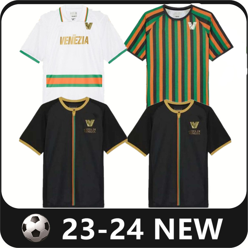 23 24 Venezia FC Men Soccer Jerseys Home Aramu Forte Fiordilino Peretz Heymans …
