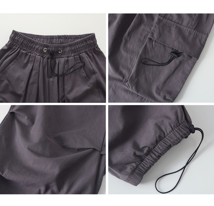 Women's Pants Capris Y2K Streetwear Cargo Pants Women Casual Vintage Baggy Wide Leg Straight Trousers Jogger Big Pockets Oversize Overalls Sweatp