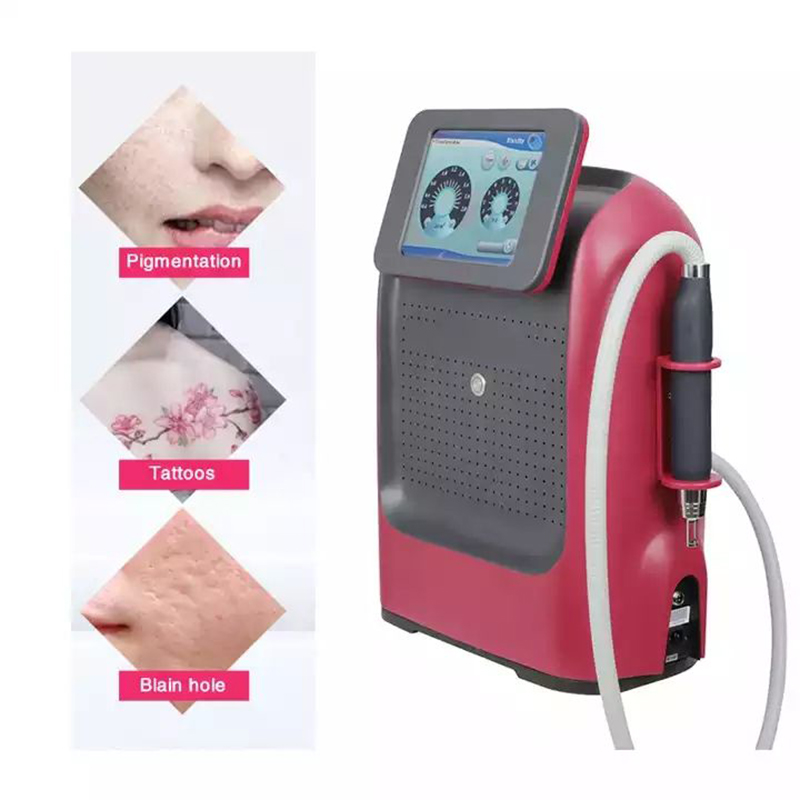 Portable Salon Beauty Machine Picosecond Tattoo Removal Pigment Skin Whitening Tightening Rejuvenation Face Care Clean Equipment