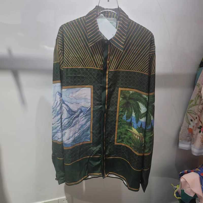 Casa Designer Fashion Clothing Shirts Tracksuits Correct Version of Ice 23sscasablanca Style Day Night Trend Men's Women's Loose Long Sleeves, Shipping fee
Casa Designer Fashion Clothing Shirts Tracksuits Correct Version of Ice 23sscasablanca Style Day Night Trend Men's Women's Loose Long Sleeves, Shipping fee