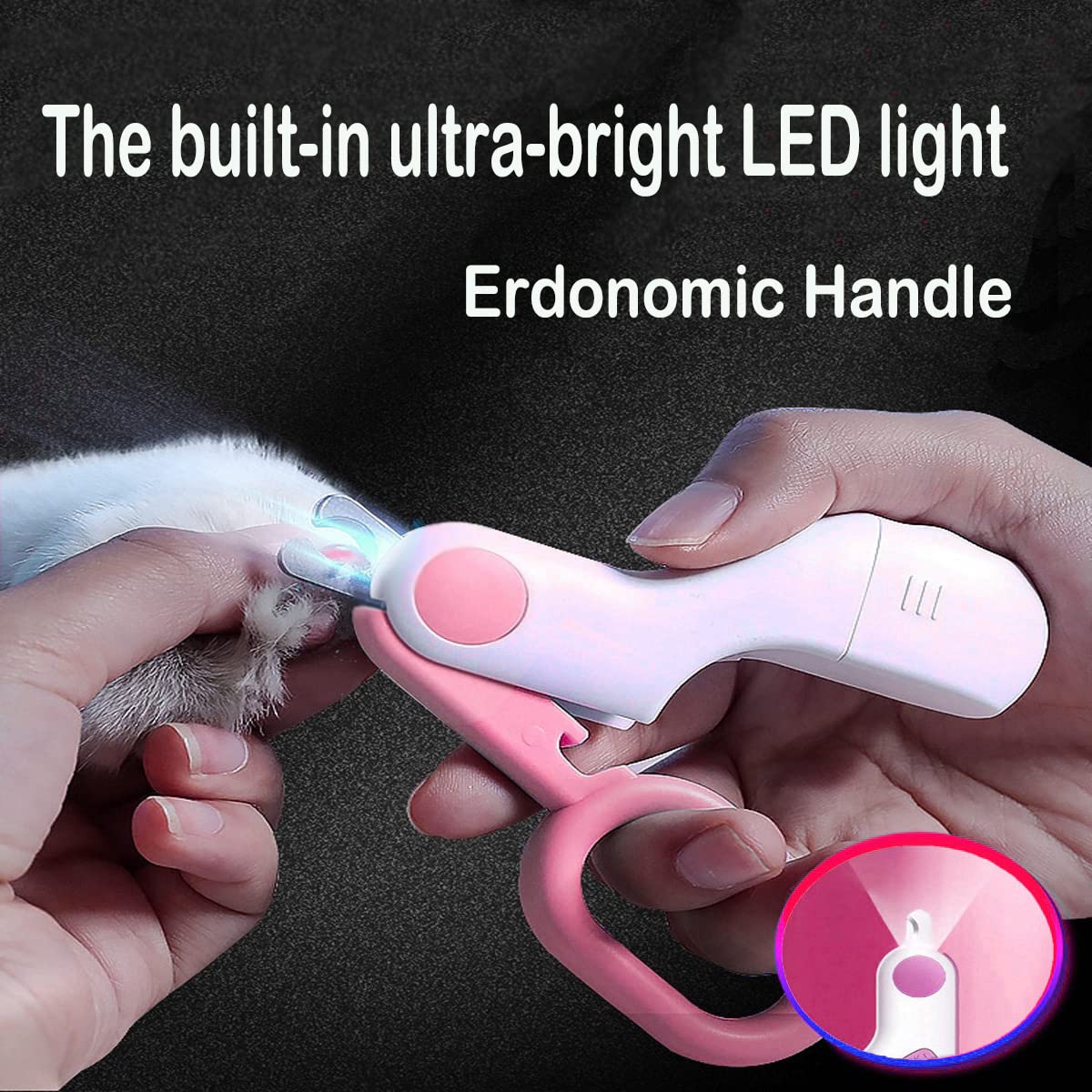 Pet Nail Clippers Precise Cutting Ideal Professional Dog & Cat Trimmers Safe