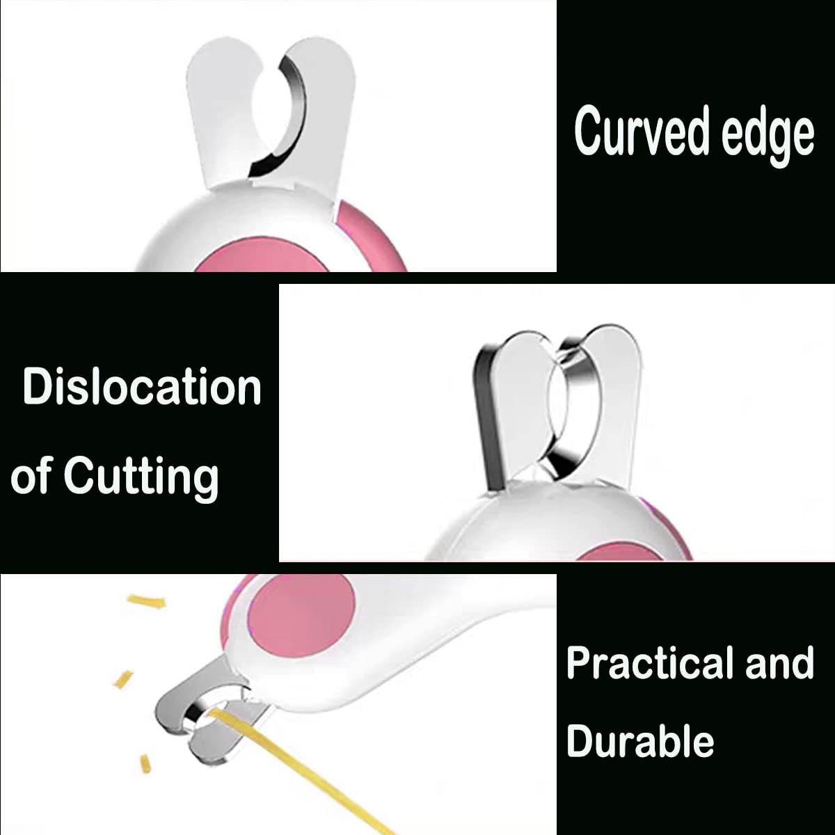 Pet Nail Clippers Precise Cutting Ideal Professional Dog & Cat Trimmers Safe