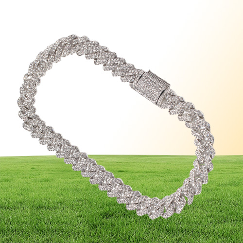Iced Out Miami Cuban Link Chain Gold Silver Men Hip Hop Necklace Jewelry 16Inch 18Inch 20Inch 22Inch 24Inch 18MM