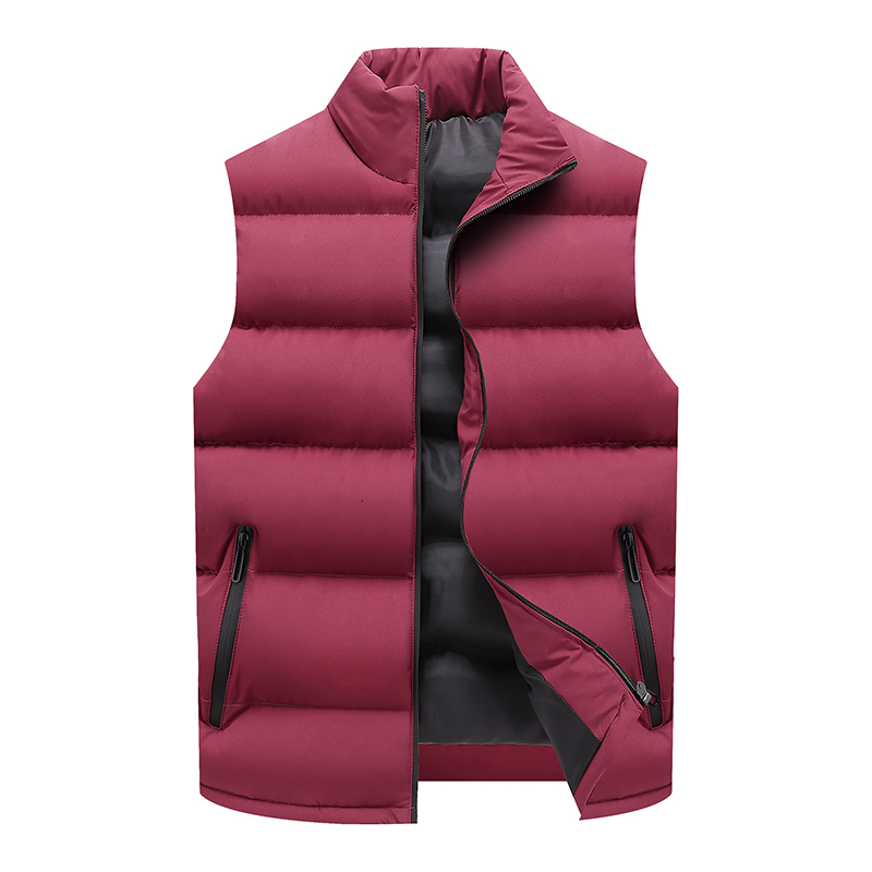 Men's Vests Men Cotton Vests Winter Jackets Vests Mens Thick Sleeveless Coats Male Warm Padded Waistcoat Veste Homme casacas para hombre 230721