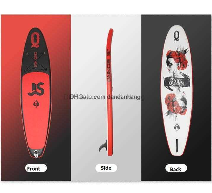 Inflatable SUP Surfboard Stand up Paddle Board portable PVC EVA Thick Paddleboard Surfing fishing water sports Kayak Surfboards 335*82*15cm