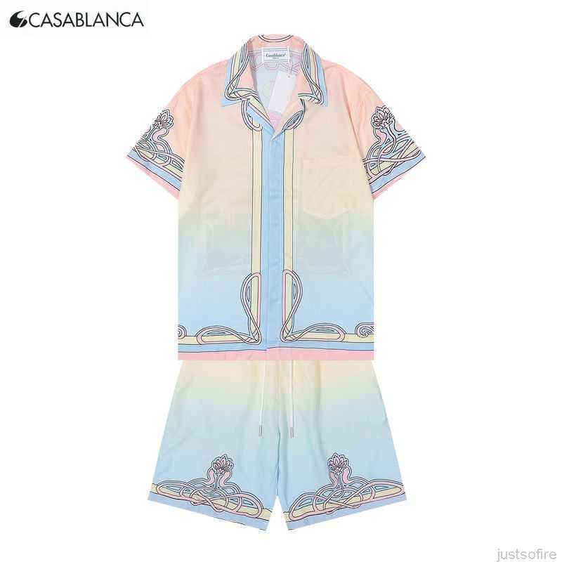 Casa Designer Fashion Clothing Shirts Tracksuits 2023 New Casablanca Beach City Treasure Printed Short Sleeve Shirt Set for Men Women, Shipping fee
Casa Designer Fashion Clothing Shirts Tracksuits 2023 New Casablanca Beach City Treasure Printed Short Sleeve Shirt Set for Men Women, Shipping fee