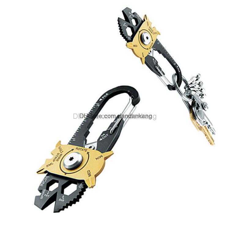 Gadget Portable EDC Portable Mini Utility FIXR 20 in 1 Pocket Multi Tool Keychain Outdoor Camping Key Ring new all in one tool