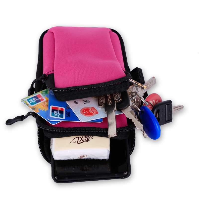 Universal Waterproof Sport Armband Bag Running Jogging Gym Arms Band Mobile Phone Arm Bags Case Cover Portable Outdoor camping hiking phones Holder