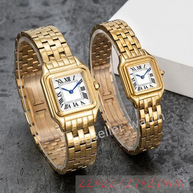 Ladies quartz battery watch designer 22 * 22/27 * 27MM watch 904L all stainless steel dial sapphire waterproof watch montre de luxe