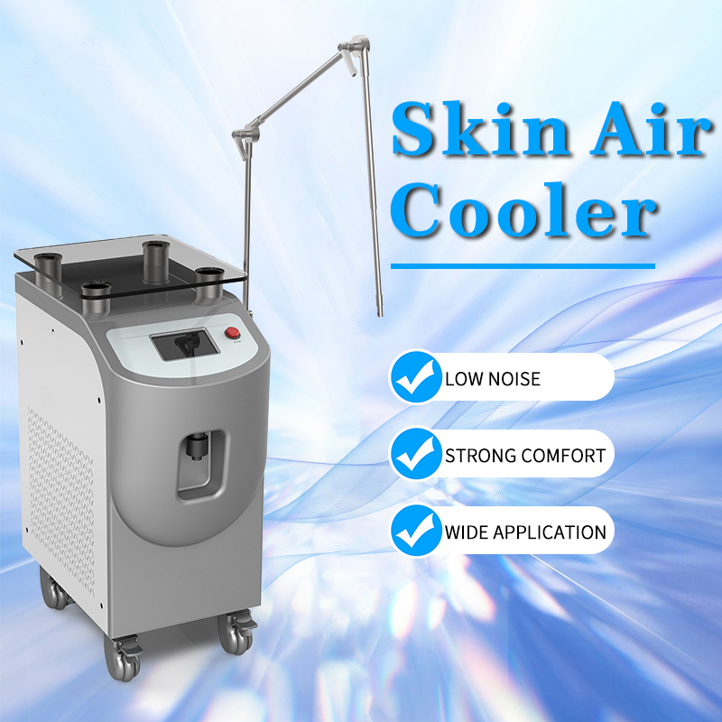 Low Temperature -25°C Laser Cooler Cryo Skin Cooling System Device For Spa/Salon Laser Beauty Machine Treatment Air Skin Cooler Machine Skin Tightenin