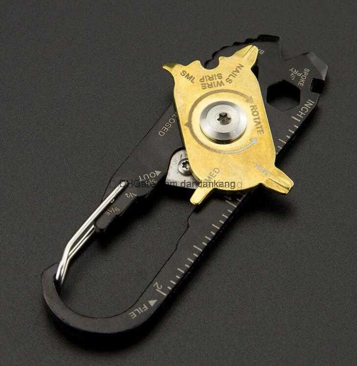 Gadget Portable EDC Portable Mini Utility FIXR 20 in 1 Pocket Multi Tool Keychain Outdoor Camping Key Ring new all in one tool