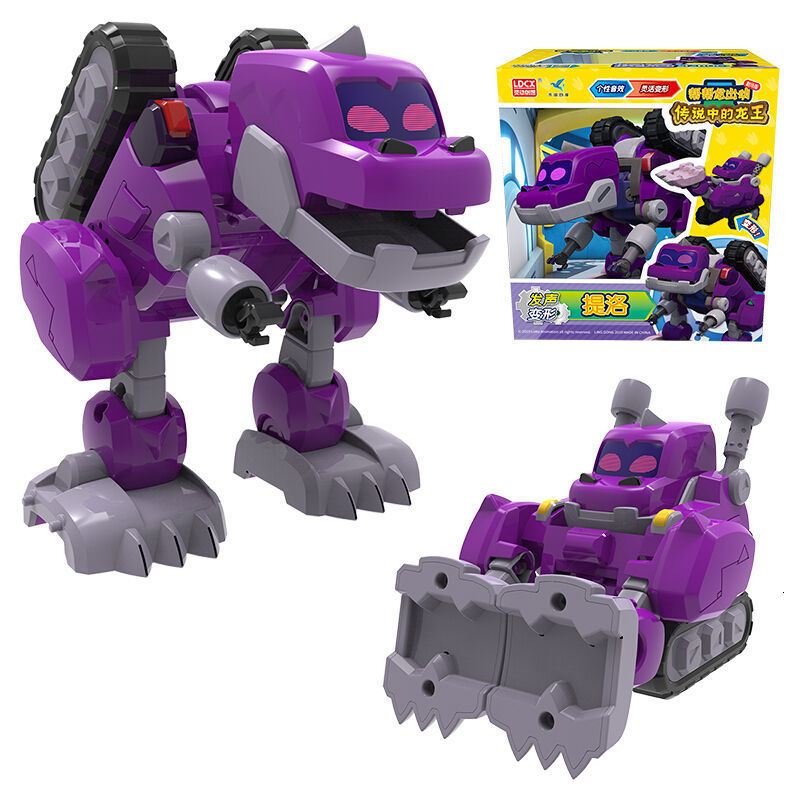 Novelty Games Big Gogo Dino ABS Deformation Car Airplane With Sound Action Figures Transformation Dinosaur toys for Kids 230721