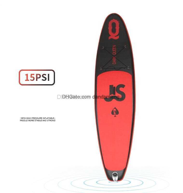 Inflatable SUP Surfboard Stand up Paddle Board portable PVC EVA Thick Paddleboard Surfing fishing water sports Kayak Surfboards 335*82*15cm