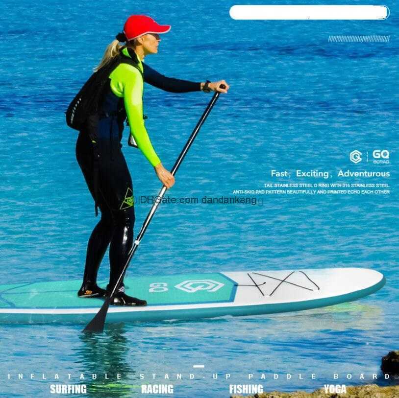beginner stand up surf board paddle surfboard portable inflatable fiberglass SUP paddleboard water sports fishing Racing boards kayak with fins