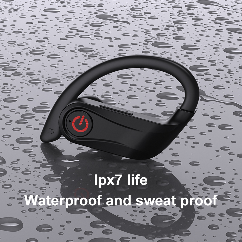 newest tws wireless headphones hifi sound bluetooth earphone noise reduction sport headset ipx7 waterproof earbuds with dual mic