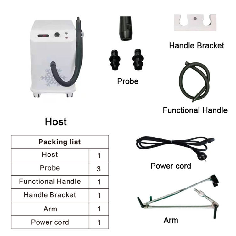 Shippment Free COOLPLUS Skin Air Cooling System Use For Laser Machine Zimmer Cryo Therapy Pain Reduce Cooler For Laser Treatment -30°C Beauty Machine 