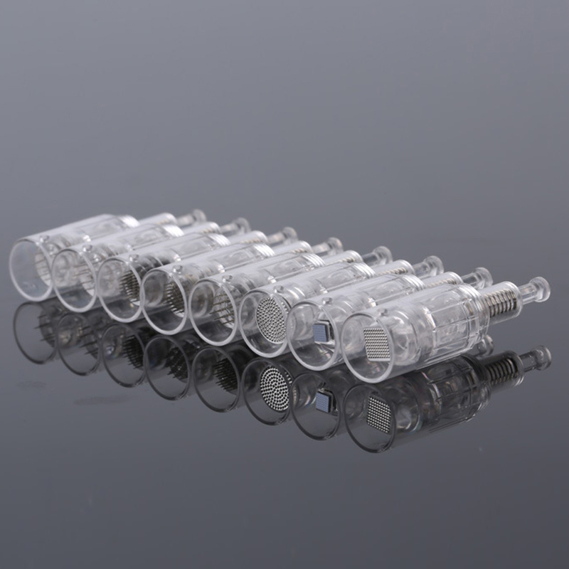 50PCS Screw Cartridge Micro Needles For Derma Pen 9/12/24/36/42/ Nano Silicone Needles Electric Dermapen Cartridge MTS Head Microneedling Mesotherapy