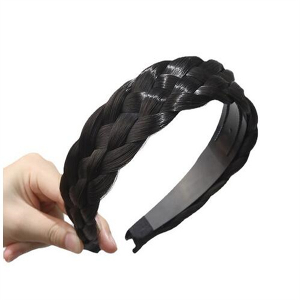 Wide Twist Wig Headbands For Women Wide Fishbone Braids Hairbands Handmade Head Hoop Hair Styling Headwear Accessories Gift GC2219