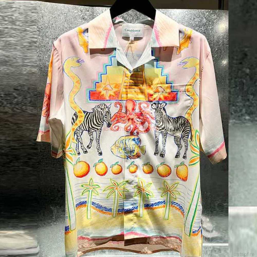 Casa Designer Fashion Clothing Shirts Tracksuits Haha Boutique Casablanca Shirt Men's Women's Summer Loose Versatile Travel Fashion Brand Short Sleeve 2027, Shipping fee
Casa Designer Fashion Clothing Shirts Tracksuits Haha Boutique Casablanca Shirt Men's Women's Summer Loose Versatile Travel Fashion Brand Short Sleeve 2027, Shipping fee