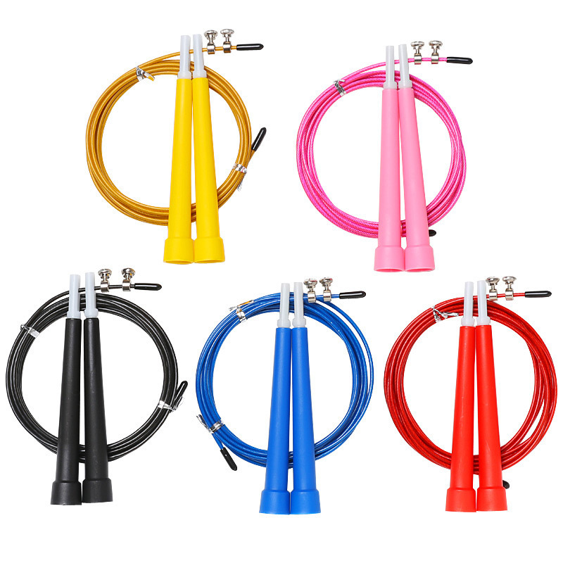 Steel Wire Skipping Skip rope Adjustable Jump Ropes Crossfit Fitnesss Equimpment gym fitness Exercise Workout speed jumpping rope 3 Meters