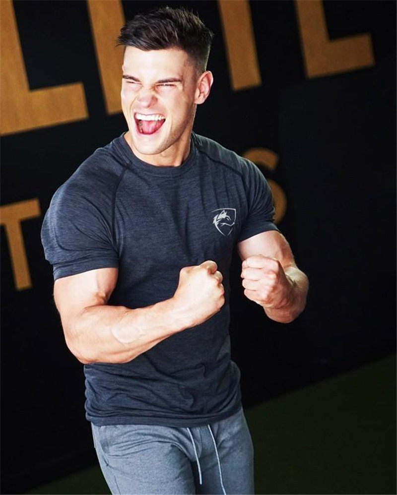 Men's T-Shirts Compression Quick Dry T-shirt Men Running Sport Skinny Tee Shirt Male Gym Fitness Bodybuilding Workout Shirt Tops Clothing 230721