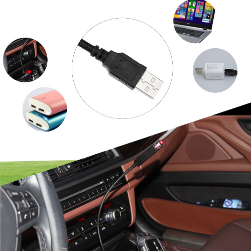Mini LED Car Roof Star Night Ambient Light Projector USB Night Light Interior Ambient Atmosphere Galaxy Lamp Decoration Lighting R