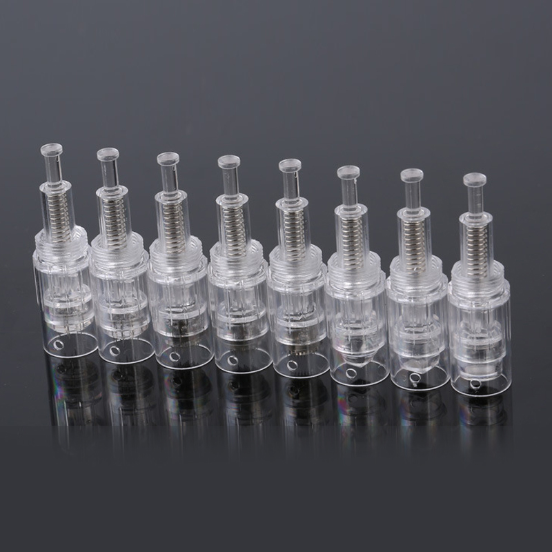 50PCS Screw Cartridge Micro Needles For Derma Pen 9/12/24/36/42/ Nano Silicone Needles Electric Dermapen Cartridge MTS Head Microneedling Mesotherapy