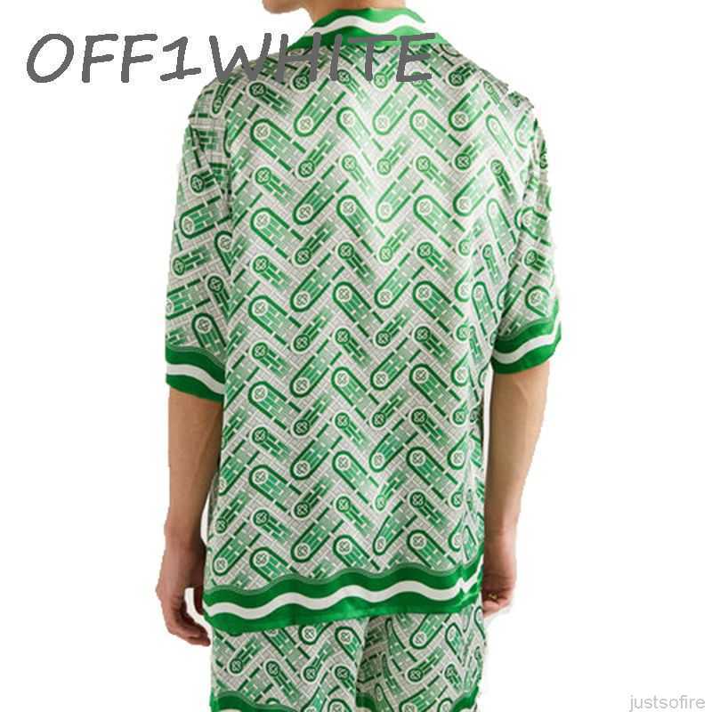 Casa Designer Fashion Clothing Shirts Tracksuits Correct Version Casablanca Prairie Green Print Unisex Loose British Silk Shirt, Shipping fee
Casa Designer Fashion Clothing Shirts Tracksuits Correct Version Casablanca Prairie Green Print Unisex Loose British Silk Shirt, Shipping fee