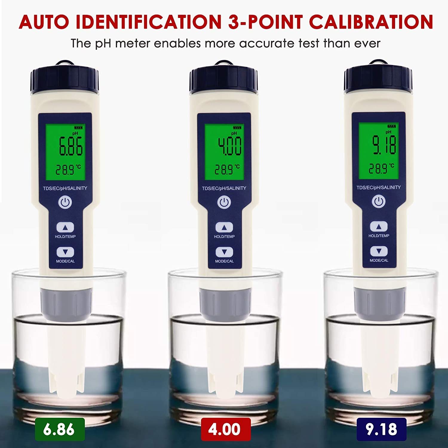 PH Meters 2/3/4/5/7 in 1 PH Meter TDS EC ORP Salinity SG Temperature Tool With Backlight Digital Water Quality Monitor Tester for Aquarium 230721