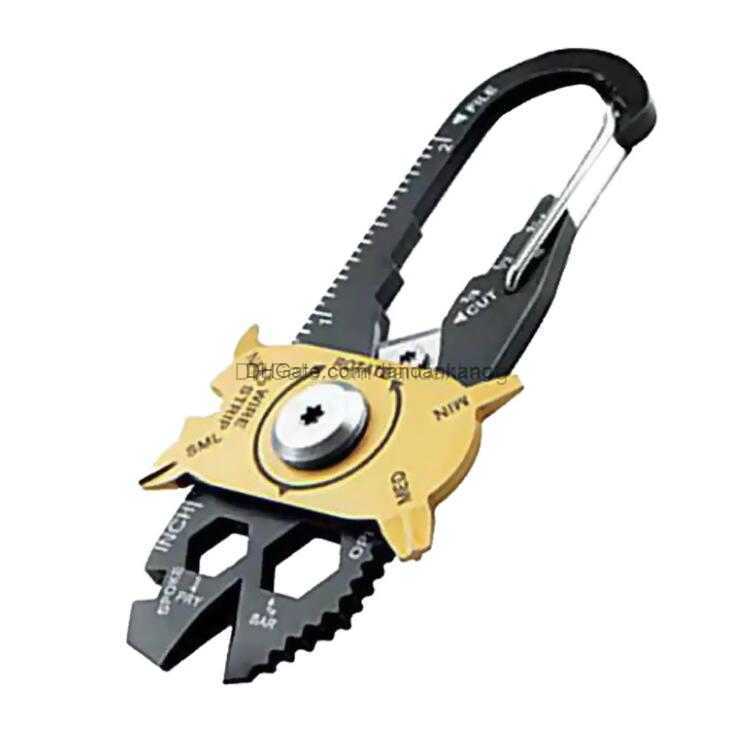 Gadget Portable EDC Portable Mini Utility FIXR 20 in 1 Pocket Multi Tool Keychain Outdoor Camping Key Ring new all in one tool