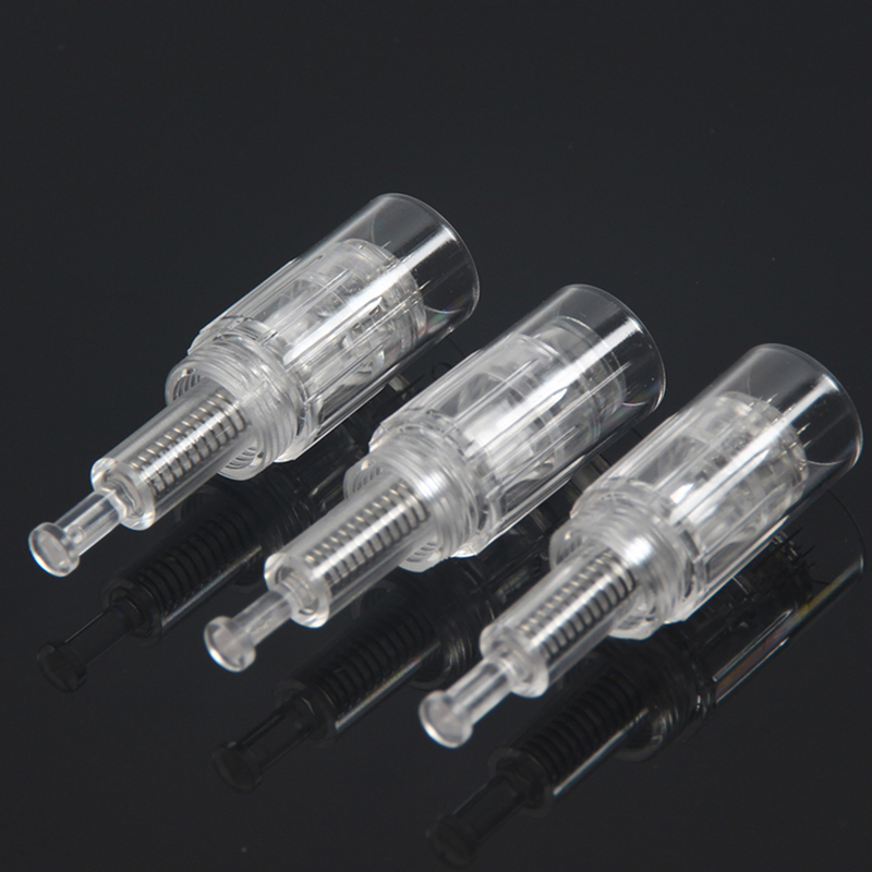 50PCS Screw Cartridge Micro Needles For Derma Pen 9/12/24/36/42/ Nano Silicone Needles Electric Dermapen Cartridge MTS Head Microneedling Mesotherapy