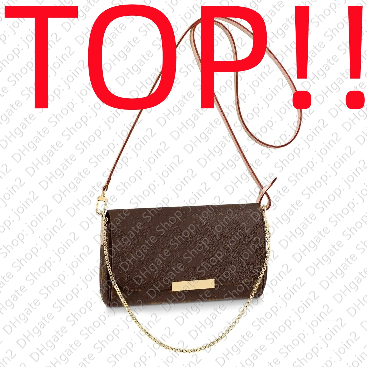 Clutch Bags TOP. M40718 FAVORITE MM PM Designer Shoulder Evening Chain Crossbody Cross Body Bag Purse Clutch Mini Pochette Accessoires Handbag Hobo