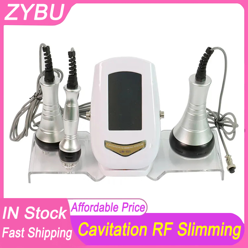 Face Skin Care Devices 3IN1 RF Multipolar Radio Frequency 40K Cavitation Ultrasonic Body Slimming Skin Lifting Tightening Anti Cellulite Fat Removal M