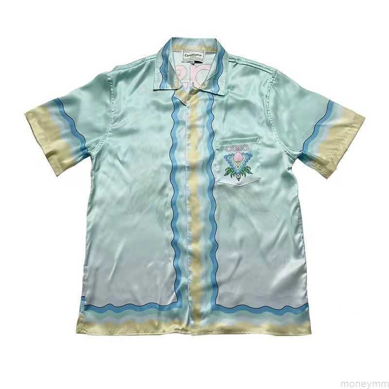 Casa Designer Fashion Clothing Shirts Tracksuits Casablanca Gradual Wave Table Tennis Lay Zhang Same Silk Short Sleeve Shirts for Couples, Beige
Casa Designer Fashion Clothing Shirts Tracksuits Casablanca Gradual Wave Table Tennis Lay Zhang Same Silk Short Sleeve Shirts for Couples, Beige