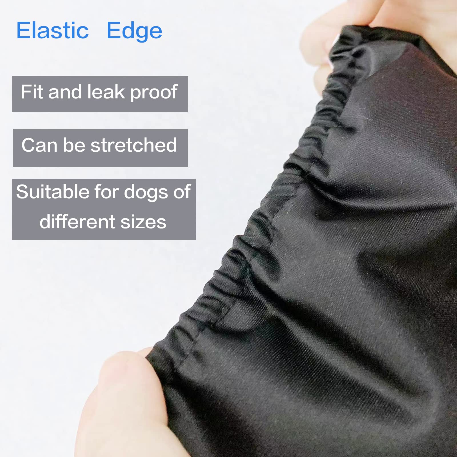 Washable Male Dog Diapers High Absorbing Belly Bands Reusable Wrap Diapers and Doggie Pants for Male Dogs Untrained,Incontinence and Puppy Training