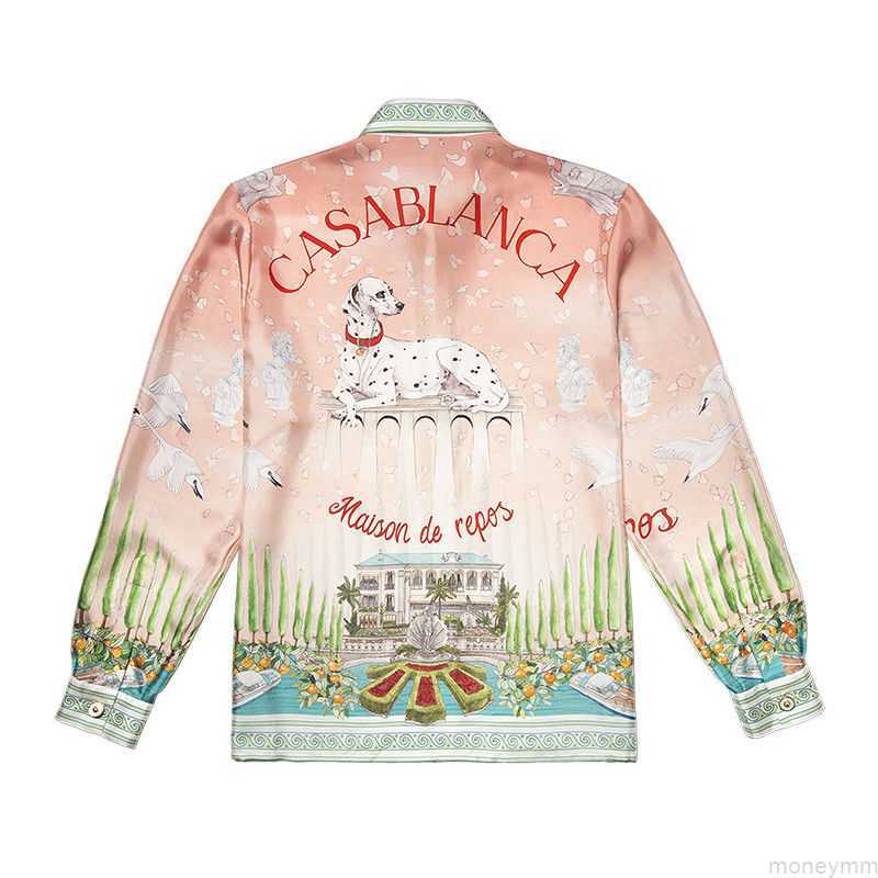 Casa Designer Fashion Clothing Shirts Tracksuits Casablanca 21ss Spotted Dog Flower Silk Court Men' Women' Fashion Brand Versatile Long Sleeved Shirt, Shipping fee
Casa Designer Fashion Clothing Shirts Tracksuits Casablanca 21ss Spotted Dog Flower Silk Court Men' Women' Fashion Brand Versatile Long Sleeved Shirt, Shipping fee