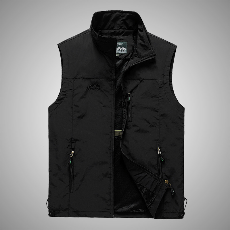 Men's Vests FGKKS Spring Men Waistcoat Outdoor Leisure Solid Color Vest Young Middle-aged Pography Fishing Casual Vest Jacket Male 230721