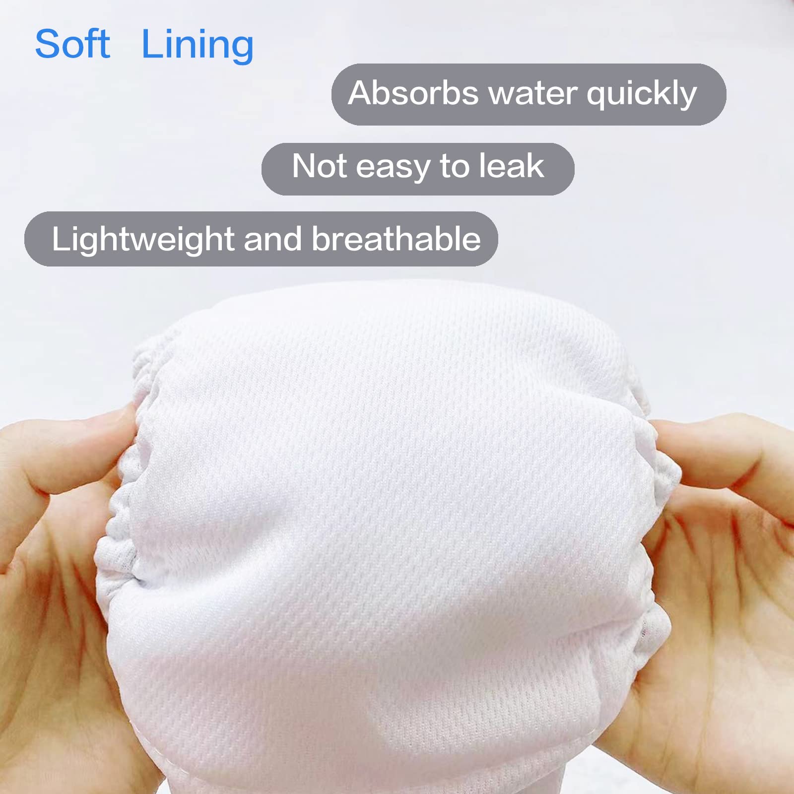 Washable Male Dog Diapers High Absorbing Belly Bands Reusable Wrap Diapers and Doggie Pants for Male Dogs Untrained,Incontinence and Puppy Training