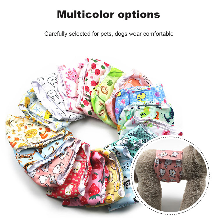 Washable Male Dog Diapers High Absorbing Belly Bands Reusable Wrap Diapers and Doggie Pants for Male Dogs Untrained,Incontinence and Puppy Training