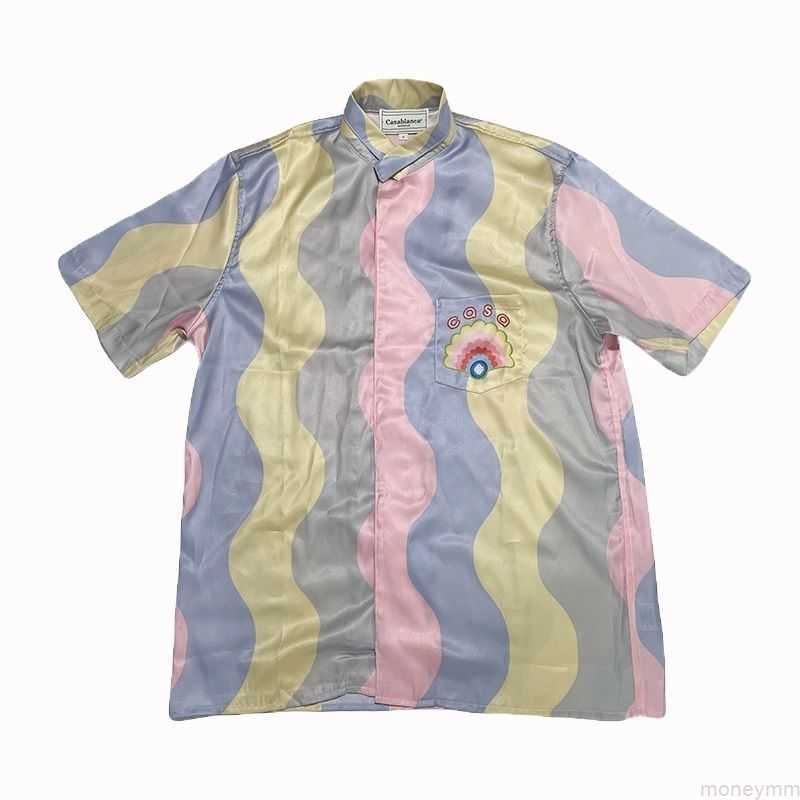 Casa Designer Fashion Clothing Shirts Tracksuits High Quality Casablanca Rainbow Dream Shell Print Loose Versatile Silk Short Sleeve Shirts Shorts for Men Women, Shipping fee
Casa Designer Fashion Clothing Shirts Tracksuits High Quality Casablanca Rainbow Dream Shell Print Loose Versatile Silk Short Sleeve Shirts Shorts for Men Women, Shipping fee