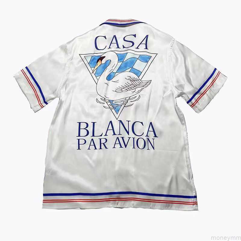 Casa Designer Fashion Clothing Shirts Tracksuits High Quality Casablanca Swan Lovers Unisex Casual Shirt Short Sleeve, Shipping fee
Casa Designer Fashion Clothing Shirts Tracksuits High Quality Casablanca Swan Lovers Unisex Casual Shirt Short Sleeve, Shipping fee