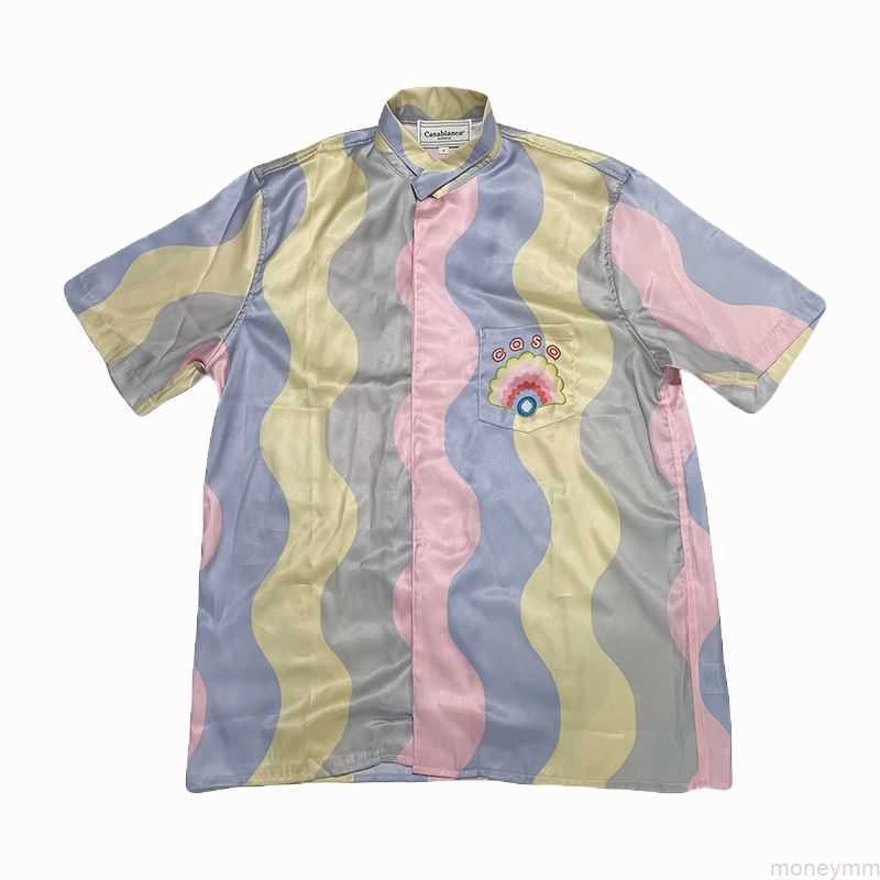 Casa Designer Fashion Clothing Shirts Tracksuits Casablanca 23ss Cream Shell Rainbow Dream Silk Couple Hawaiian Short Sleeve Shirt, Beige
Casa Designer Fashion Clothing Shirts Tracksuits Casablanca 23ss Cream Shell Rainbow Dream Silk Couple Hawaiian Short Sleeve Shirt, Beige