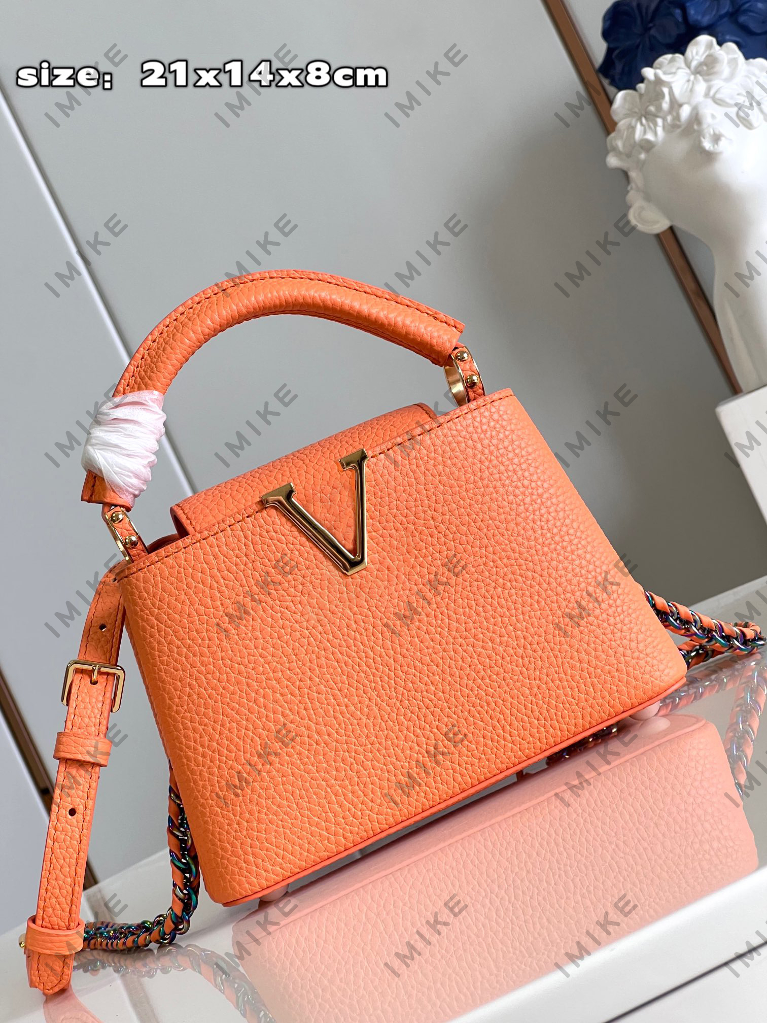 10A Designer Ladies mini Tote 1:1 High quality Original Single Quality Taurillon leather Single handle removable leather womwn bag