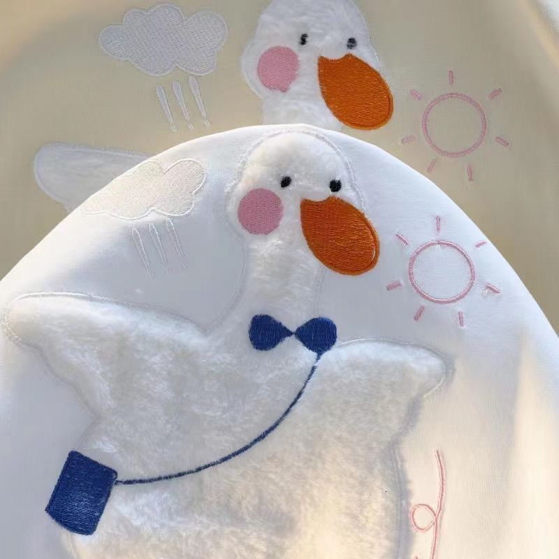 Women's T-Shirt Cartoon Loose T-shirt Y2k Oversize Women Cotton Embroidered Couple Summer Tops Korean Style Man Baggy Clothes 230721