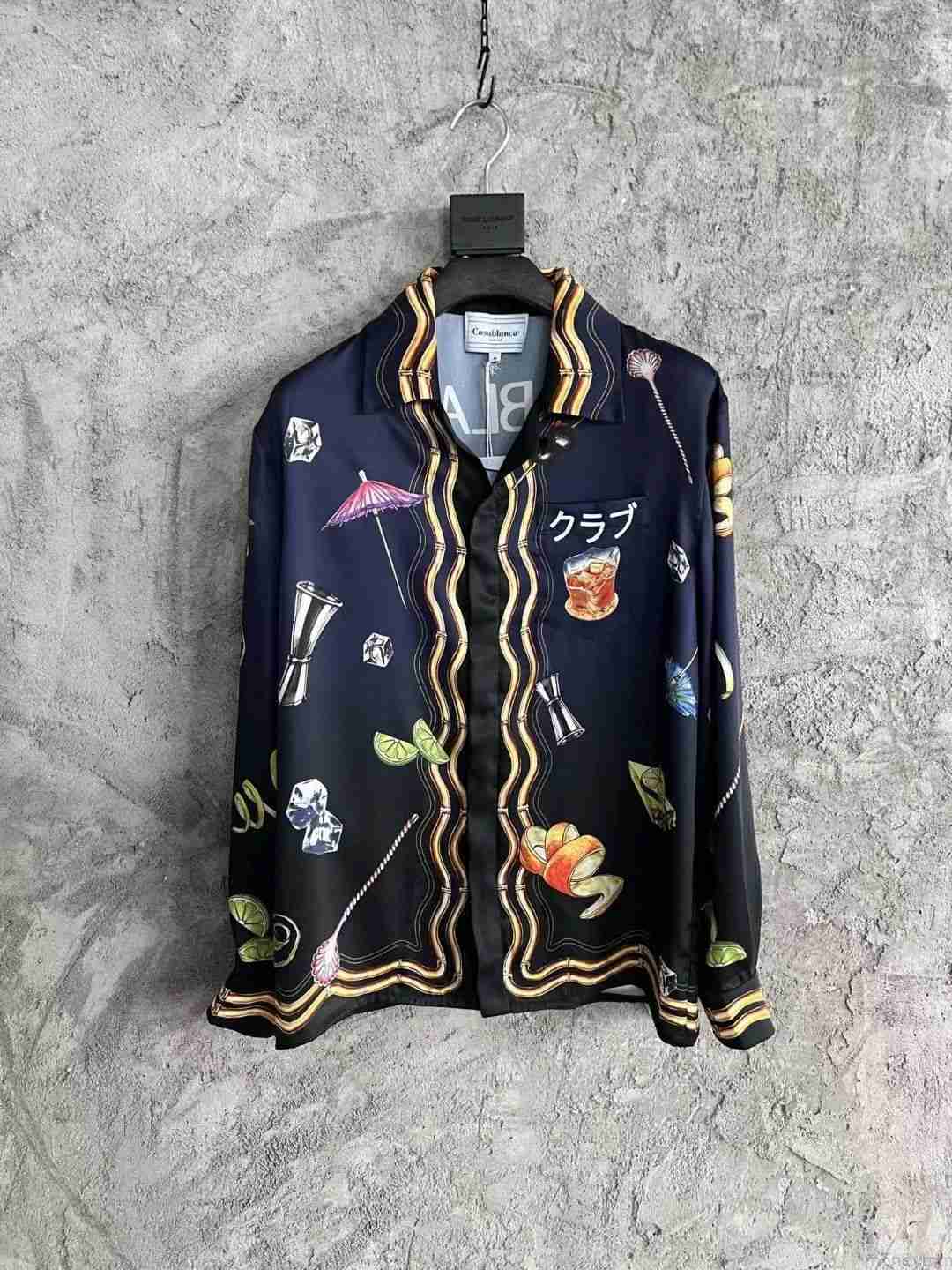 Casa Designer Fashion Clothing Shirts Tracksuits Casablanca Whisky Printed Silk Unisex Sicilian Flower Holiday Long Sleeve Shirt, Shipping fee
Casa Designer Fashion Clothing Shirts Tracksuits Casablanca Whisky Printed Silk Unisex Sicilian Flower Holiday Long Sleeve Shirt, Shipping fee