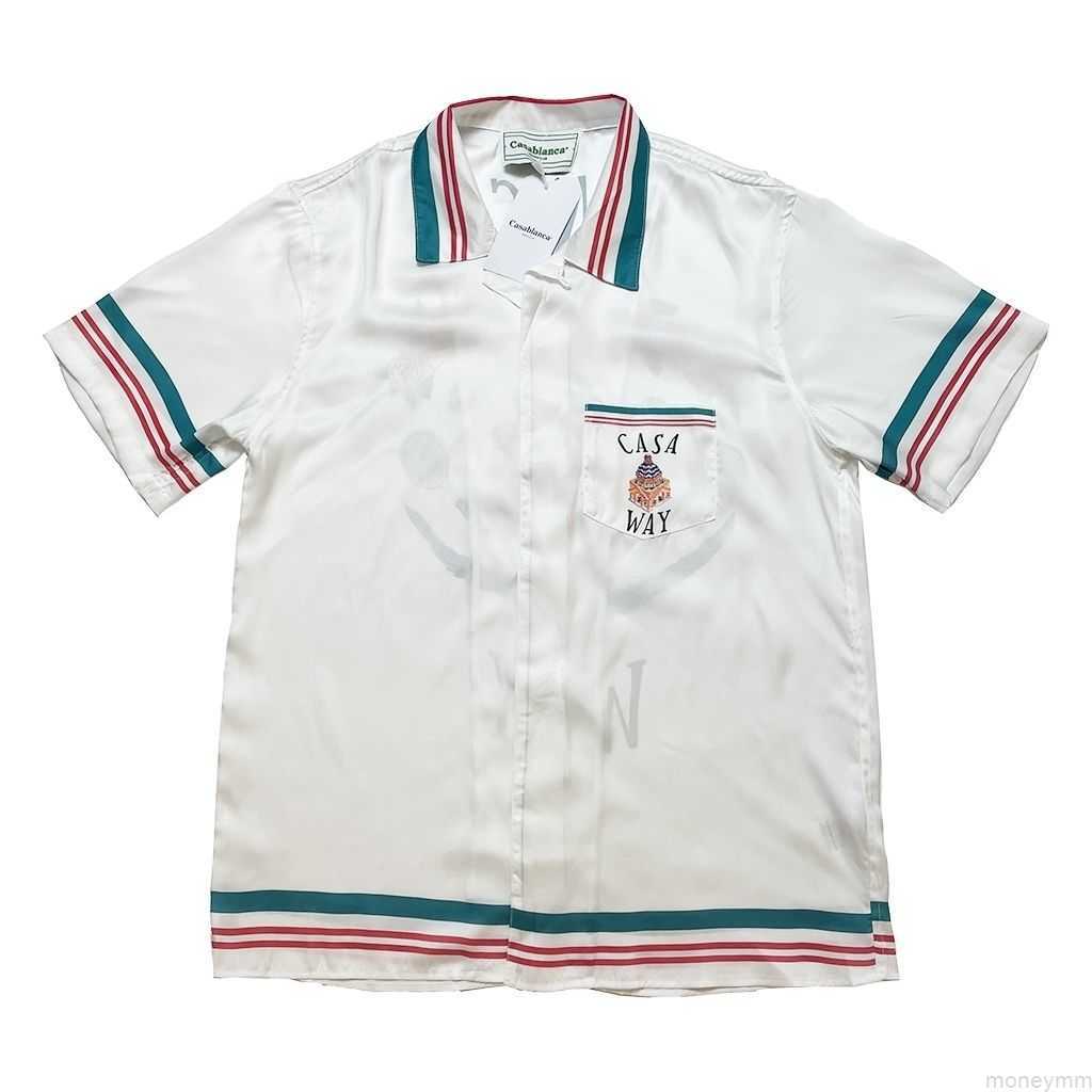 Casa Designer Fashion Clothing Shirts Tracksuits High Quality Casablanca Castle Floral Print Men' Women' Loose Versatile Silk Short Sleeved Shirt Shorts, Shipping fee
Casa Designer Fashion Clothing Shirts Tracksuits High Quality Casablanca Castle Floral Print Men' Women' Loose Versatile Silk Short Sleeved Shirt Shorts, Shipping fee