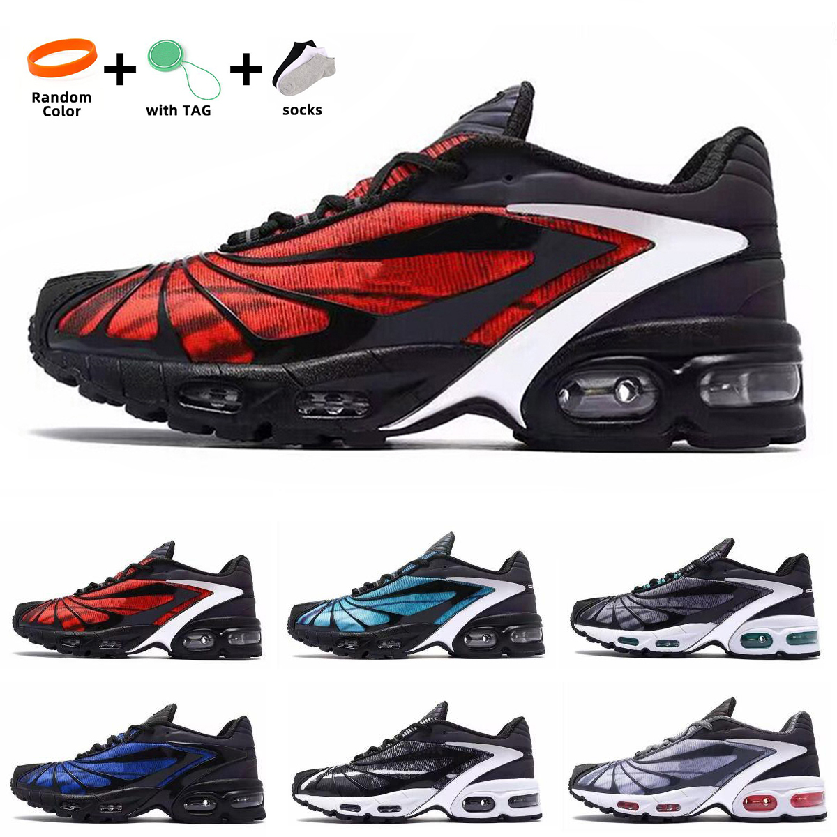 Designer Mens Running Shoes Bloody Chrome Hyper Blue Mesh Bloody Chrome Deep Bright Blue Chaos White Black Gold Mens Outdoor Trainers Sports Sneakers 40-47