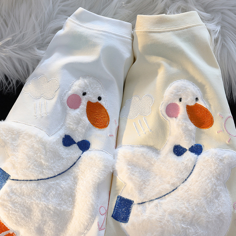 Women's T-Shirt Cartoon Loose T-shirt Y2k Oversize Women Cotton Embroidered Couple Summer Tops Korean Style Man Baggy Clothes 230721