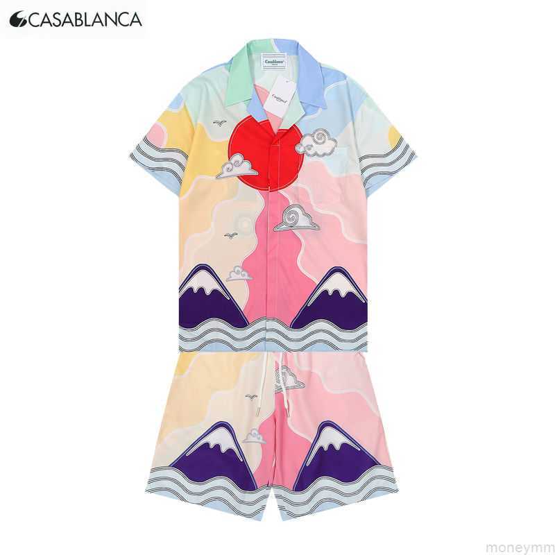 Casa Designer Fashion Clothing Shirts Tracksuits 2023 New Casablanca Sun Auspicious Cloud Letter Printed Short Sleeve Shirt Set for Men Women, Shipping fee
Casa Designer Fashion Clothing Shirts Tracksuits 2023 New Casablanca Sun Auspicious Cloud Letter Printed Short Sleeve Shirt Set for Men Women, Shipping fee