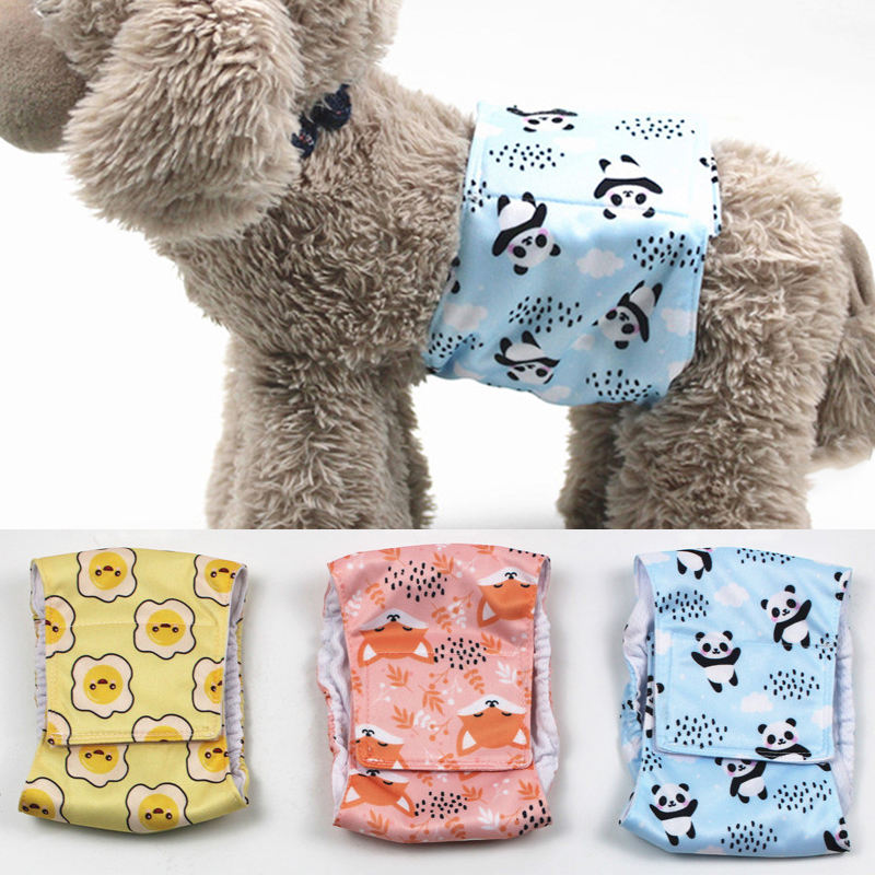 Washable Male Dog Diapers High Absorbing Belly Bands Reusable Wrap Diapers and Doggie Pants for Male Dogs Untrained,Incontinence and Puppy Training